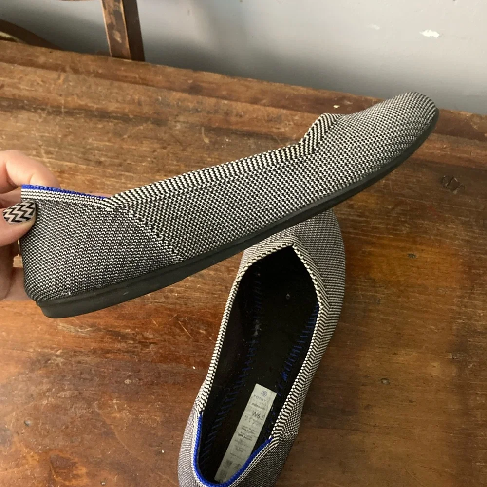 SOLD Grey Birdseye “The Flat” Women’s Size 6.5 - EUC! - Picture 5 of 16